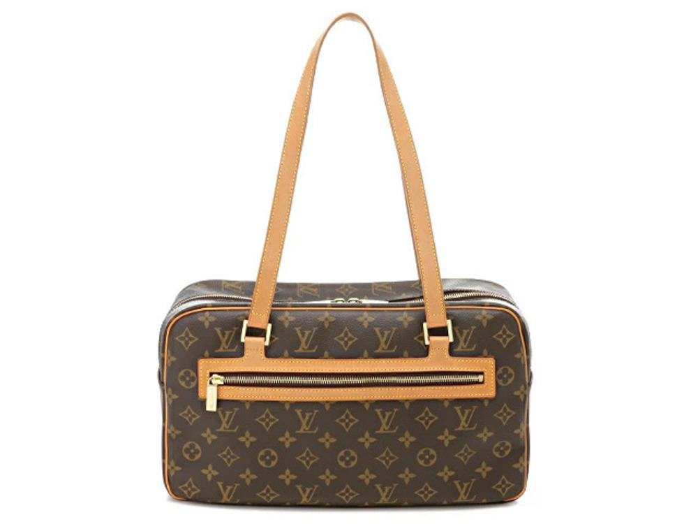 Louis Vuitton Cite Shoulder Monogram Bag Brown
